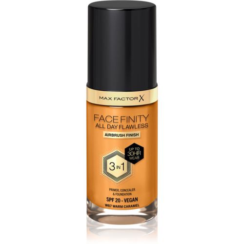 Facefinity All Day Flawless maquillaje de larga duración SPF 20 tono 87 Warm Caramel 30 ml - Max Factor - Modalova