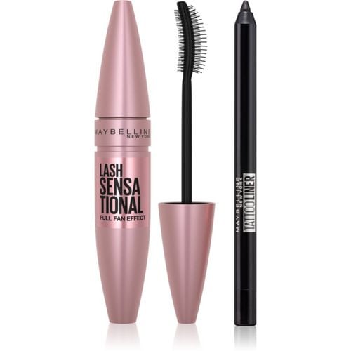 Make-Up Set mascara e eyeliner confezione conveniente 01 - Very Black 2x1 pz - Maybelline - Modalova