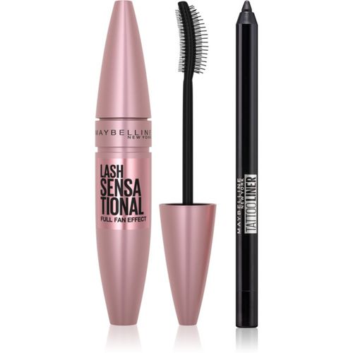 Make-Up Set Mascara und Eyeliner vorteilhafte Packung 01 - Very Black 2x1 St - Maybelline - Modalova