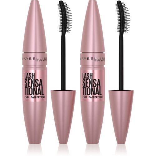 Lash Sensational máscara de pestañas alargadora para pestañas voluminosas tono 2x9,5 ml - Maybelline - Modalova