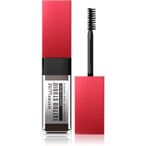 Tattoo Brow 36H gel para cejas de larga duración tono 262 Black Brown 6 ml - MAYBELLINE NEW YORK - Modalova