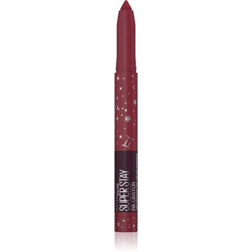 SuperStay Ink Crayon Zodiac barra de labios en lápiz tono 55 Make it happen - Gemini 2 g - MAYBELLINE NEW YORK - Modalova