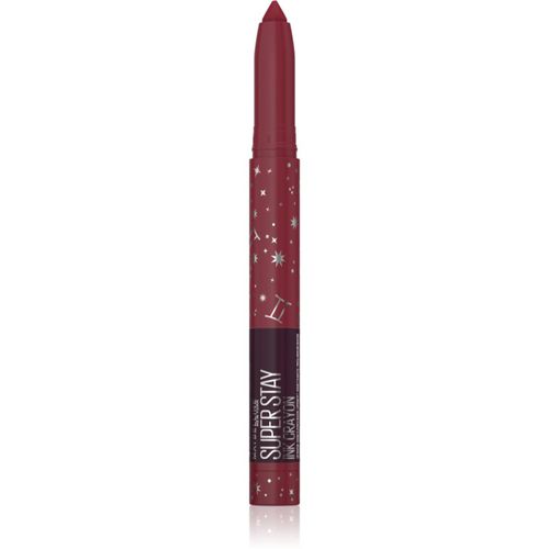 SuperStay Ink Crayon Zodiac matitone per le labbra colore 55 Make it happen - Gemini 2 g - MAYBELLINE NEW YORK - Modalova