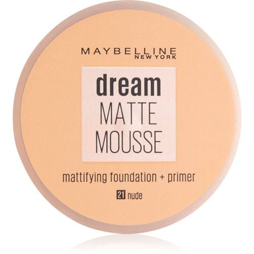 Dream Matte Mousse maquillaje matificante tono 21 Nude 18 ml - Maybelline - Modalova