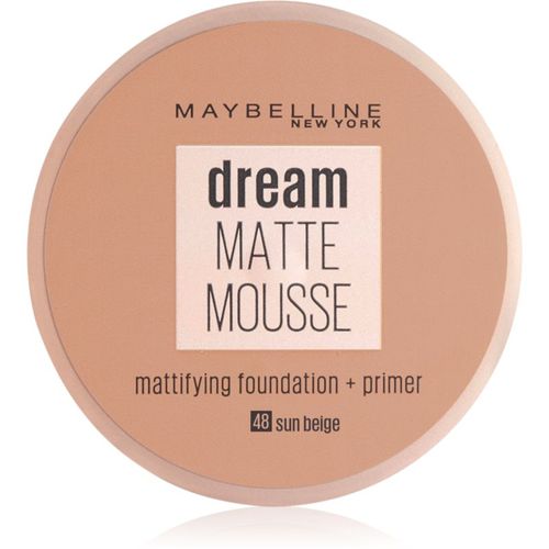 Dream Matte Mousse fondotinta opacizzante colore 48 Sun Beige 18 ml - Maybelline - Modalova