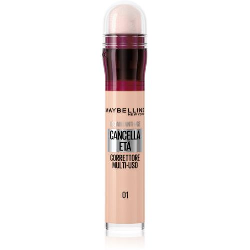 Instant Anti Age Eraser corrector líquido con esponja aplicadora tono 01 Light 6,8 ml - Maybelline - Modalova