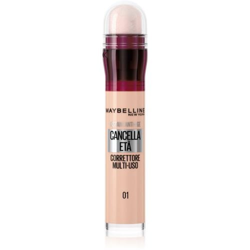 Instant Anti Age Eraser corrector líquido con esponja aplicadora tono 01 Light 6.8 ml - MAYBELLINE NEW YORK - Modalova