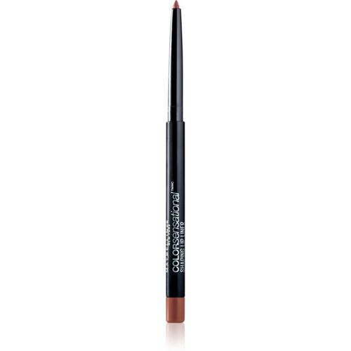 Color Sensational Shaping Lip Liner delineador de labios con sacapuntas tono 20 Nude Seduction 1,2 g - Maybelline - Modalova