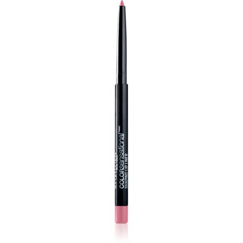 Color Sensational Shaping Lip Liner matita per labbra con temperamatite colore 60 Palest Pink 1.2 g - MAYBELLINE NEW YORK - Modalova