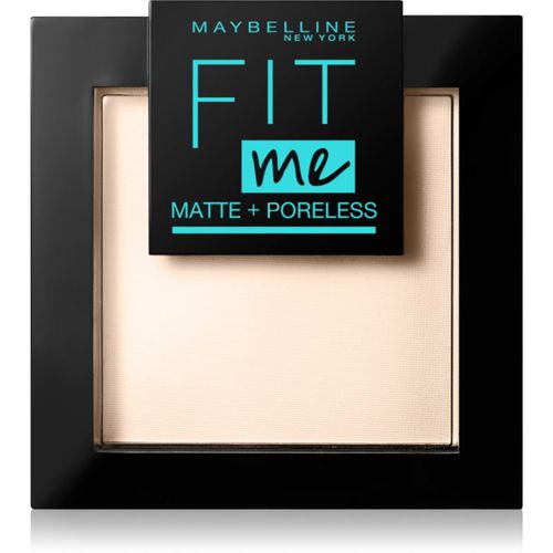 Fit Me! Matte+Poreless cipria opacizzante colore 105 Natural Ivory 9 g - Maybelline - Modalova