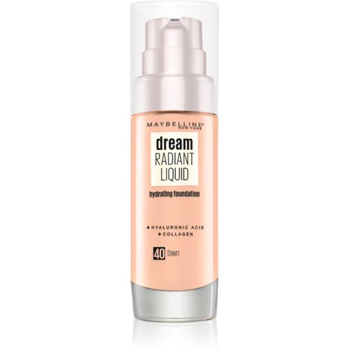 Dream Radiant Liquid base de maquillaje líquida con efecto iluminador tono 40 Fawn 30 ml - MAYBELLINE NEW YORK - Modalova