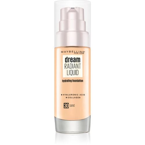 Dream Radiant Liquid base de maquillaje líquida con efecto iluminador tono 30 Sand 30 ml - MAYBELLINE NEW YORK - Modalova