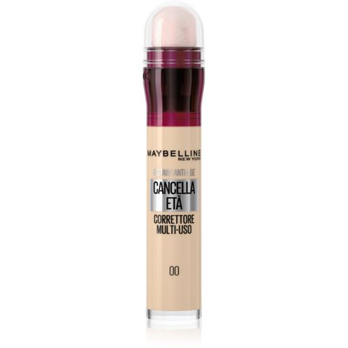 Instant Anti Age Eraser corrector líquido con esponja aplicadora tono 00 Ivory 6.8 ml - MAYBELLINE NEW YORK - Modalova