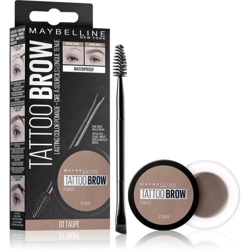 Tattoo Brow Augenbrauengel-Pomade Farbton 01 Taupe 3.5 ml - MAYBELLINE NEW YORK - Modalova