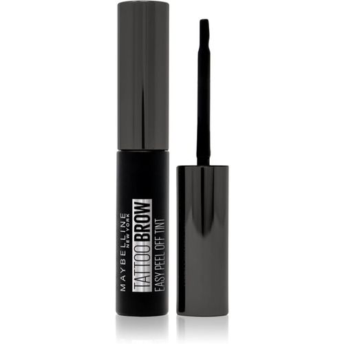 Tattoo Brow tinta per sopracciglia semi-permanente in gel colore Black Brown 4.6 g - MAYBELLINE NEW YORK - Modalova