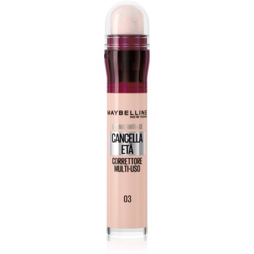 Instant Anti Age Eraser corrector líquido con esponja aplicadora tono 03 Fair 6.8 ml - MAYBELLINE NEW YORK - Modalova