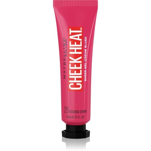 Face Studio Cheek Heat colorete en crema tono 25 Fuchsia Spark 10 ml - MAYBELLINE NEW YORK - Modalova