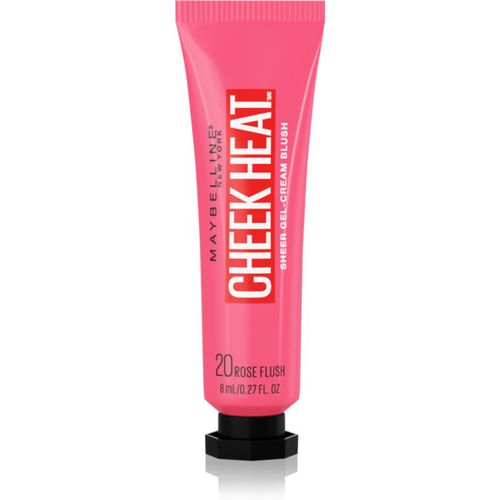 Face Studio Cheek Heat blush in crema colore 20 Rose Flash 10 ml - MAYBELLINE NEW YORK - Modalova