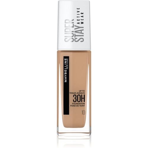 SuperStay Active Wear fondotinta lunga tenuta per una copertura completa colore 10 Ivory 30 ml - MAYBELLINE NEW YORK - Modalova