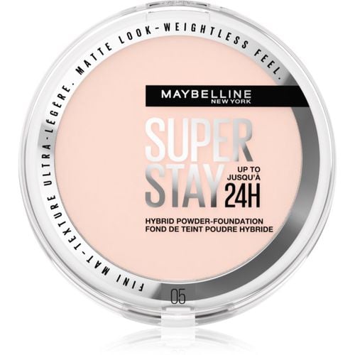 SuperStay 24H Hybrid Powder-Foundation fondotinta compatto in polvere per un finish opaco colore 05 9 g - MAYBELLINE NEW YORK - Modalova