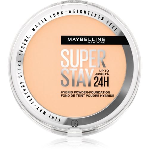 SuperStay 24H Hybrid Powder-Foundation das pudrige Kompakt-Make-up für mattes Aussehen Farbton 06 9 g - MAYBELLINE NEW YORK - Modalova