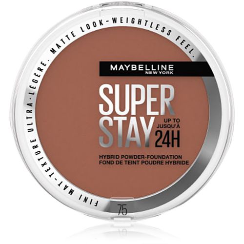 SuperStay 24H Hybrid Powder-Foundation fondotinta compatto in polvere per un finish opaco colore 75 9 g - MAYBELLINE NEW YORK - Modalova