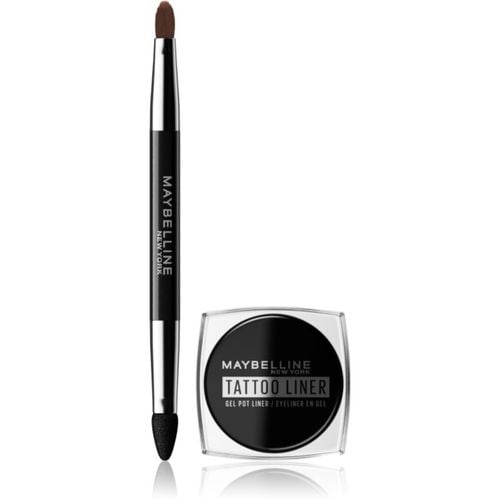 Tattoo Liner langanhaltender Gel-Eyeliner mit Pinselchen Farbton 950 Blackest Black 3 g - MAYBELLINE NEW YORK - Modalova