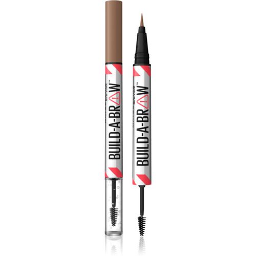 Build-A-Brow lápiz para cejas doble para dar fijación y forma tono 255 Soft Brown 1 ud - Maybelline - Modalova