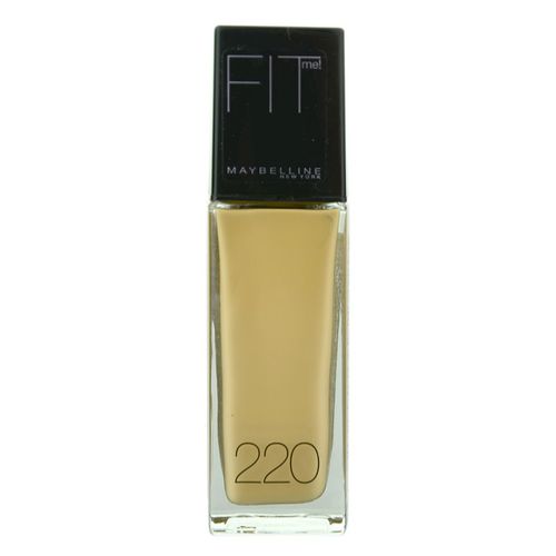 Fit Me! fondotinta liquido per una pelle luminosa e liscia colore 220 Natural Beige 30 ml - Maybelline - Modalova