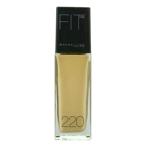 Fit Me! fondotinta liquido per una pelle luminosa e liscia colore 220 Natural Beige 30 ml - MAYBELLINE NEW YORK - Modalova