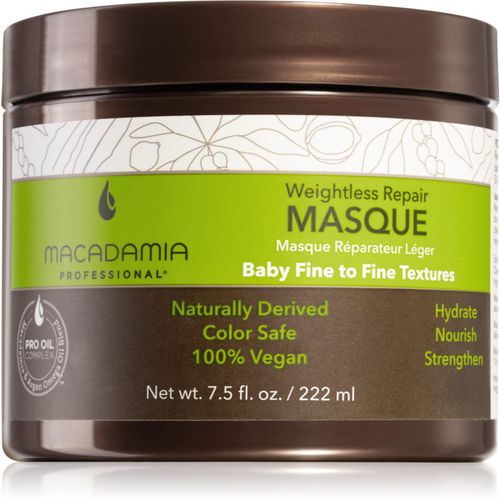 Weightless Repair maschera ricostruttore per tutti i tipi di capelli 222 ml - Macadamia Natural Oil - Modalova