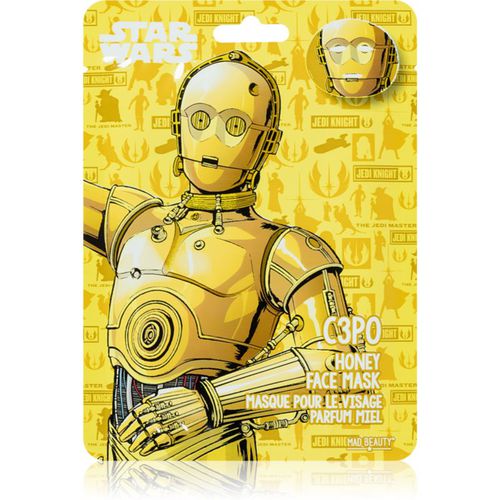 Star Wars C3PO Feuchtigkeitsspendende Tuchmaske mit Honig 25 ml - Mad Beauty - Modalova