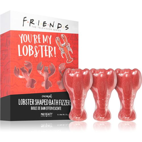 Friends Lobster compresse frizzanti colorate da bagno 6 x 30 g - Mad Beauty - Modalova