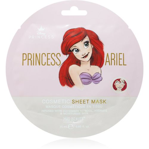 Disney Princess Ariel Feuchtigkeitsspendende Tuchmaske mit beruhigender Wirkung 25 ml - Mad Beauty - Modalova