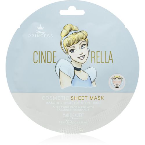 Disney Princess Cinderella mascarilla facial calmante en forma de hoja con olor a lavanda 25 ml - Mad Beauty - Modalova