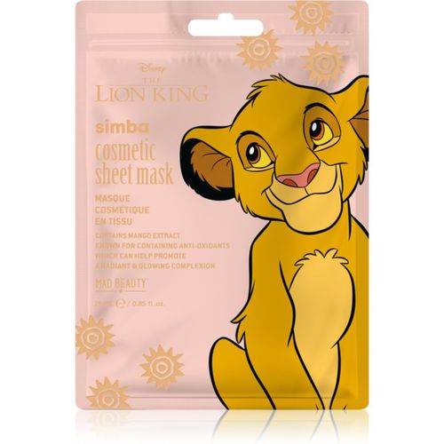 Lion King Simba Máscara en hoja revitalizante 25 ml - Mad Beauty - Modalova