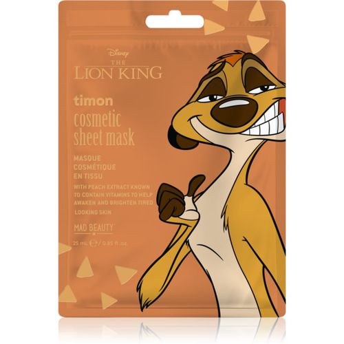 Lion King Timon mascarilla hoja de hidratación intensa 25 ml - Mad Beauty - Modalova