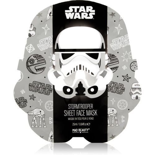 Star Wars Storm Trooper Feuchtigkeitsspendende Tuchmaske mit Auszügen aus grünem Tee 25 ml - Mad Beauty - Modalova