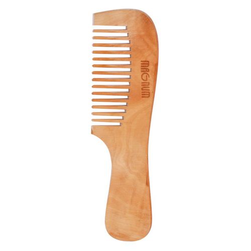 Natural peine de pelo de madera de peral DS-004 18,5 cm - Magnum - Modalova