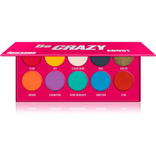 Be Crazy About palette di ombretti 10 x 1,30 g - Makeup Obsession - Modalova