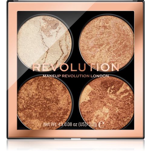 Cheek Kit paleta para el rostro tono Don’t Hold Back 4 x 2.2 g - Makeup Revolution - Modalova