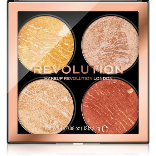 Cheek Kit palette per il viso colore Make It Count 4 x 2.2 g - Makeup Revolution - Modalova