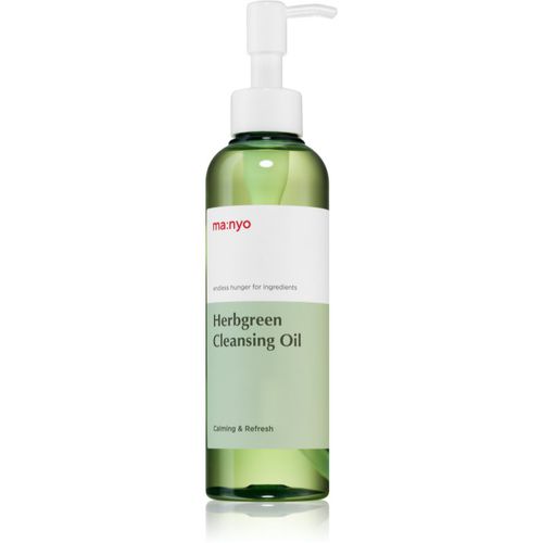 Herbgreen aceite limpiador calmante para pieles grasas con tendencia acnéica 200 ml - ma:nyo - Modalova