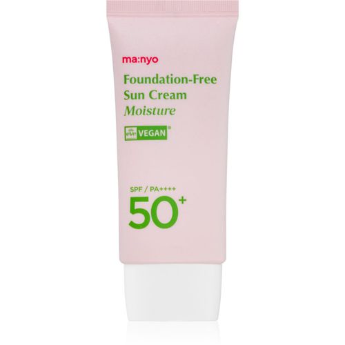 Moisture Foundation-Free Sun Cream crema protectora con color SPF 50+ 50 ml - ma:nyo - Modalova