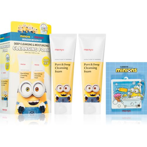 Minions Pure & Deep Cleansing Foam Duo Set confezione regalo (per una pulizia perfetta della pelle) - ma:nyo - Modalova