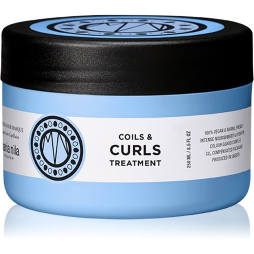 Coils & Curls Treatment Mask Maske mit ernährender Wirkung für welliges und lockiges Haar 250 ml - Maria Nila - Modalova