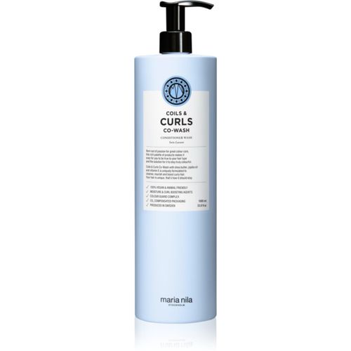Coils & Curls Co-Wash Shampoo mit Conditioner für welliges und lockiges Haar 1000 ml - Maria Nila - Modalova