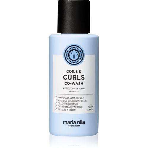 Coils & Curls Co-Wash Shampoo mit Conditioner für welliges und lockiges Haar 100 ml - Maria Nila - Modalova