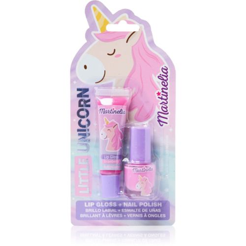 Little Unicorn Nail & Lip Set confezione regalo per bambini - Martinelia - Modalova