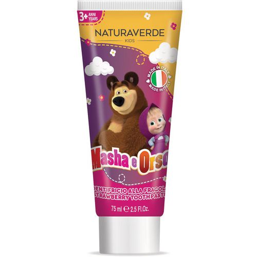 Kids pasta de dientes para niños sabor fresa 75 ml - Masha & The Bear - Modalova